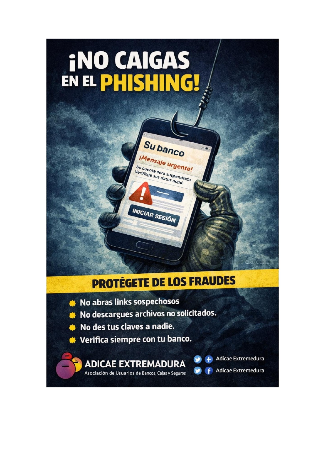 ¡CUIDADO CON EL PHISHING!